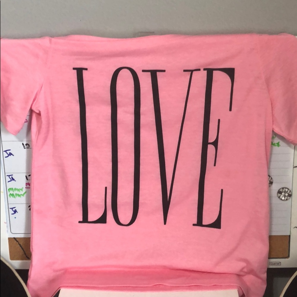 Hot Pink Summer off shoulder top